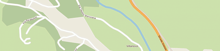 Mappa della impresa albergo villa ines a BORCA DI CADORE