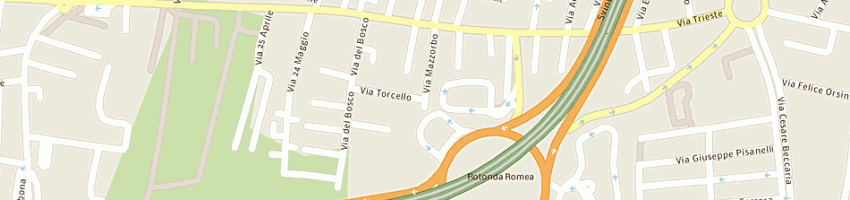Mappa della impresa trattoria ai cacciatori a VENEZIA