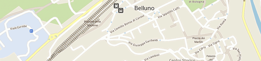 Mappa della impresa serint 2000 sas a BELLUNO