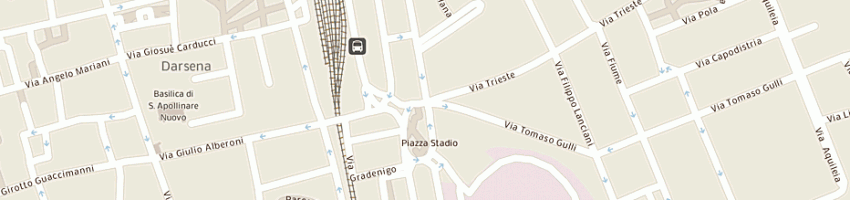 Mappa della impresa infortunistica assiromagna di elisa comunello e roberto mirri  snc a RAVENNA