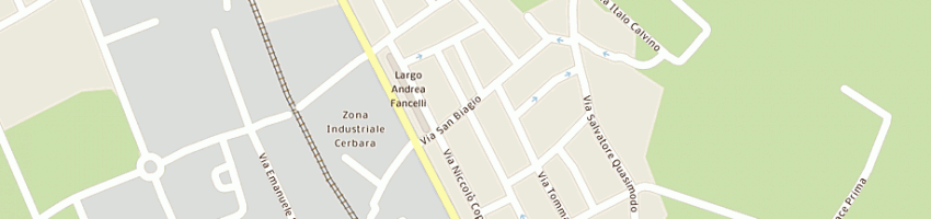 Mappa della impresa comanducci giovanni a CITTA DI CASTELLO
