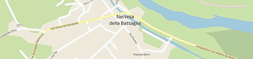 Mappa della impresa banca popolare friuladria spa a NERVESA DELLA BATTAGLIA