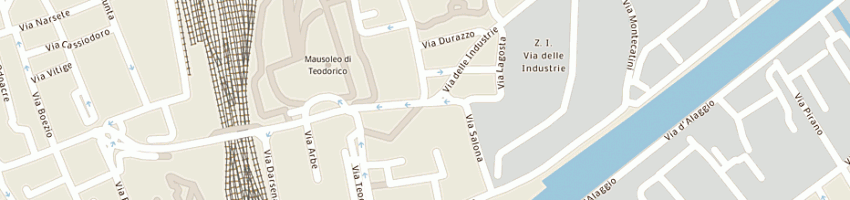 Mappa della impresa giardiello vincenzo a RAVENNA