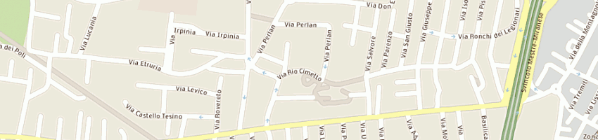 Mappa della impresa polisportiva l'aquilone a VENEZIA