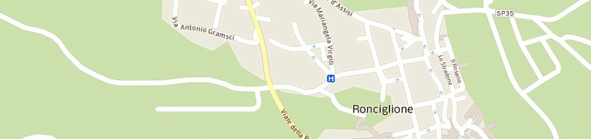 Mappa della impresa residenza cimina - srl soc unipersonale a RONCIGLIONE