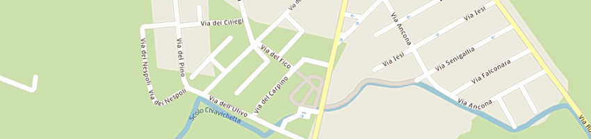 Mappa della impresa landi maurizio a RAVENNA