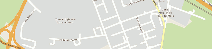 Mappa della impresa falegnameria lucchi di lucchi massimo a CESENA
