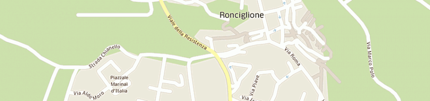 Mappa della impresa poste italiane a RONCIGLIONE