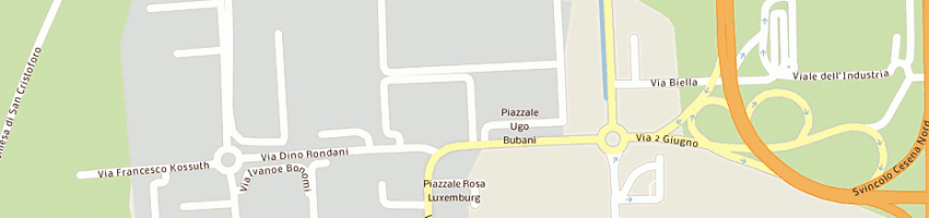 Mappa della impresa romagna plastic (srl) a CESENA
