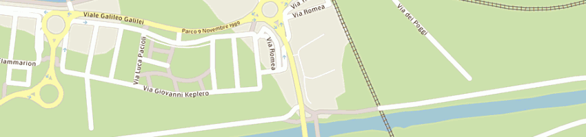 Mappa della impresa ricci primo a RAVENNA