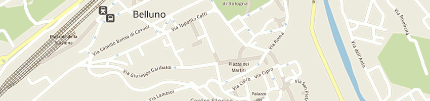 Mappa della impresa perazza roberto a BELLUNO