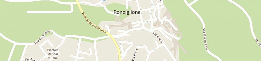 Mappa della impresa c u p o sas di poleggi emanuela e c a RONCIGLIONE
