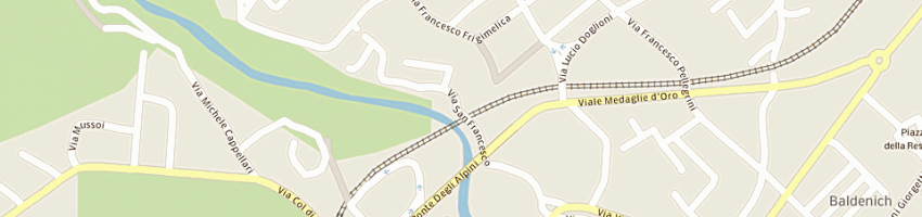 Mappa della impresa comgeo srl a BELLUNO