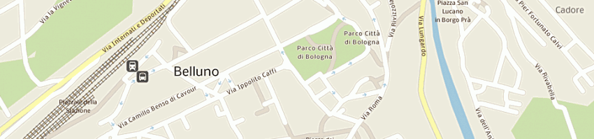 Mappa della impresa studio planning di de conz e viel a BELLUNO