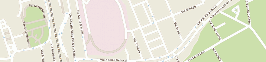 Mappa della impresa associazione sportiva ippica ravennate a RAVENNA