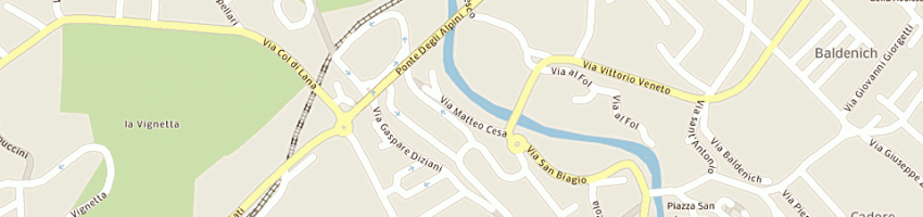 Mappa della impresa irsara raffaele a BELLUNO