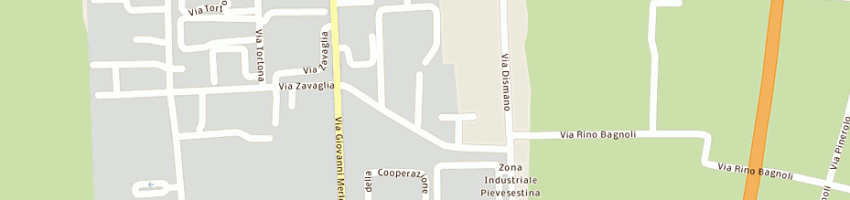 Mappa della impresa camac srl a CESENA