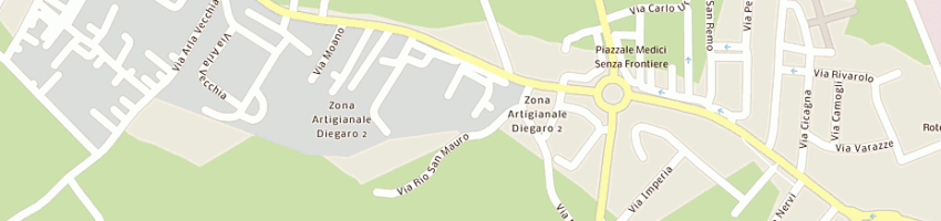 Mappa della impresa donati ezio e c sas a CESENA