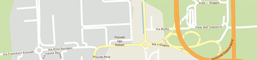 Mappa della impresa cicc soccoopa rl a CESENA