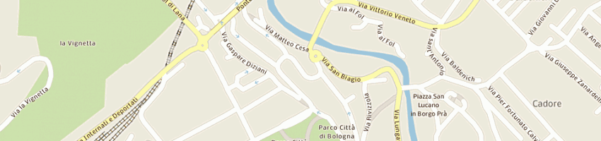 Mappa della impresa scandiuzzo tiziana a BELLUNO
