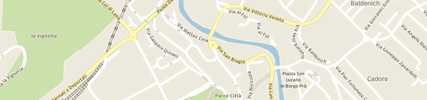 Mappa della impresa nodo d'or a BELLUNO