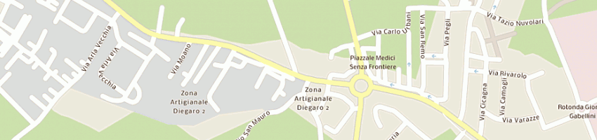 Mappa della impresa filippi monica a CESENA