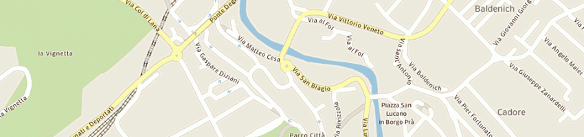 Mappa della impresa worknet srl a BELLUNO