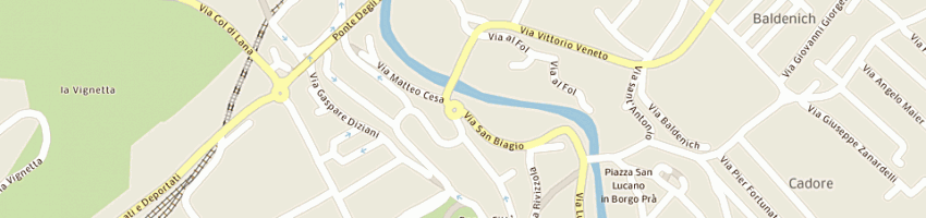 Mappa della impresa medianet srl a BELLUNO