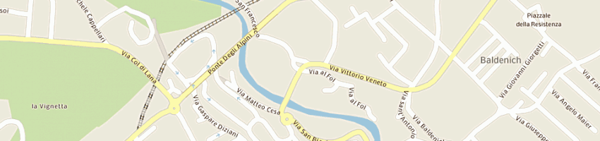 Mappa della impresa imperium blu di zanette cristina a BELLUNO