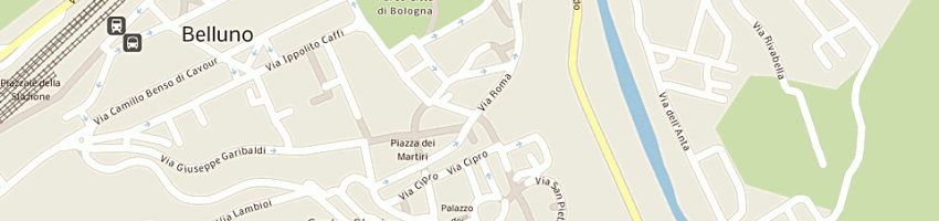 Mappa della impresa banca intesa spa a BELLUNO