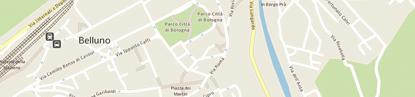 Mappa della impresa de bona patrizia a BELLUNO