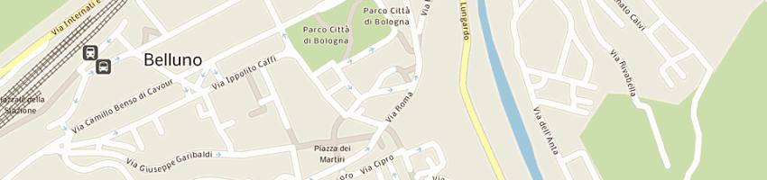 Mappa della impresa d e b optic snc di balsamo gabriele e c a BELLUNO