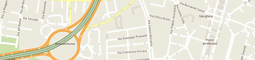 Mappa della impresa sa - fra (soccooprl) a VENEZIA