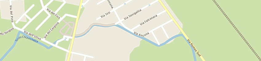 Mappa della impresa bertozzi massimo a RAVENNA