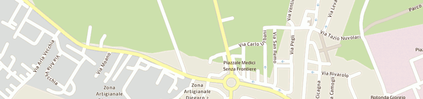 Mappa della impresa grisanti gianfranco a CESENA