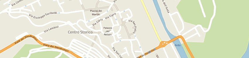 Mappa della impresa orzes alessandro sas a BELLUNO