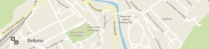 Mappa della impresa linelga di garaboni paolo a BELLUNO