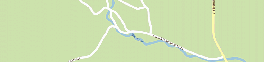 Mappa della impresa miraval ferdinando a TARZO