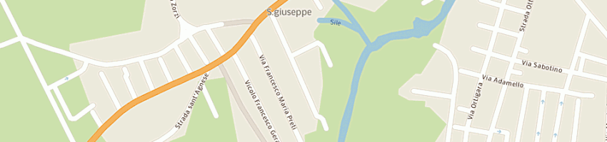 Mappa della impresa casamarca (srl) a TREVISO