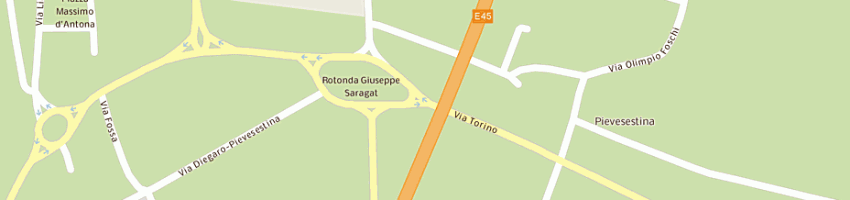 Mappa della impresa flli monti snc di monti loreno e iuri a CESENA