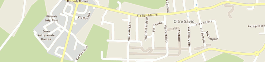 Mappa della impresa farmacia comunale a CESENA