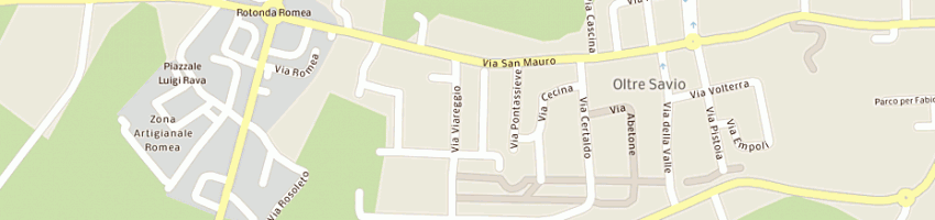 Mappa della impresa pescheria sapore di mare di magnani massimo a CESENA