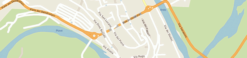 Mappa della impresa en e en srl a BELLUNO