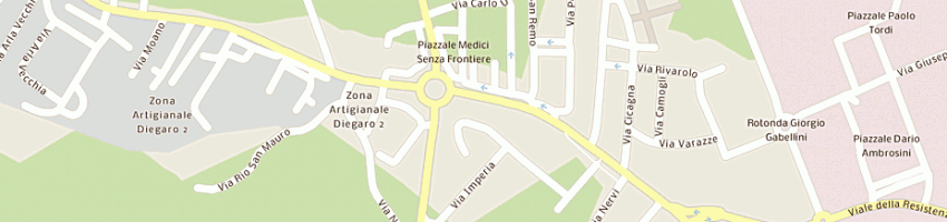 Mappa della impresa brighi alieto a CESENA