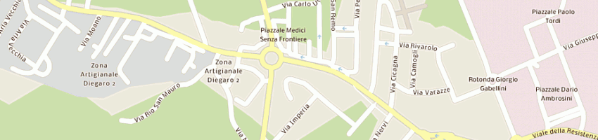 Mappa della impresa romano vaienti e baruzzi assunta snc a CESENA