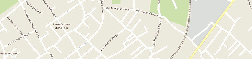 Mappa della impresa casoni roberto a BELLUNO