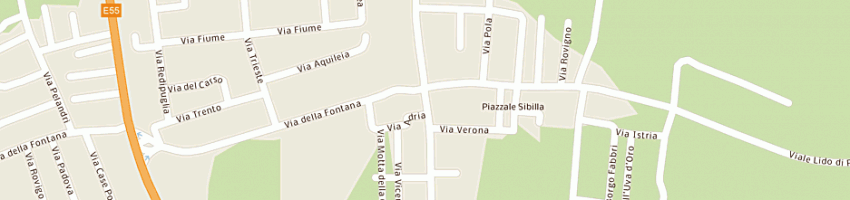 Mappa della impresa comune di comacchio a COMACCHIO