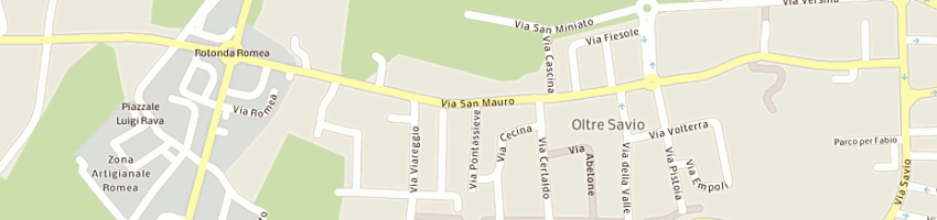Mappa della impresa pizzeria il ghiro a CESENA