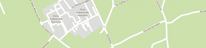 Mappa della impresa rosa snc di s beraldo e c a PONZANO VENETO