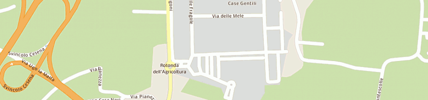 Mappa della impresa lunafilm srl a CESENA